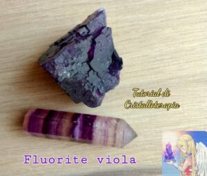 Pietre del Cartomante Fluorite Viola