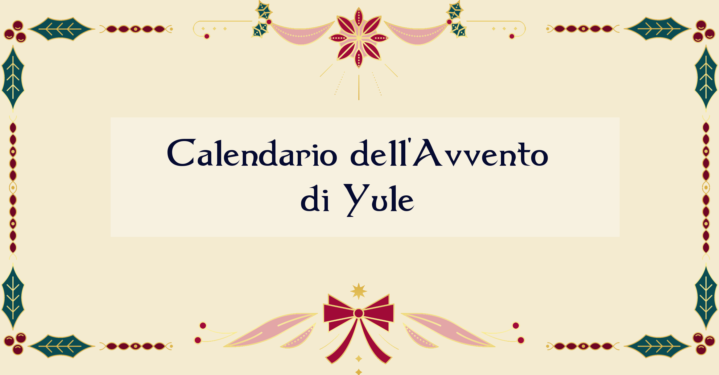 Calendario dell’Avvento di Yule