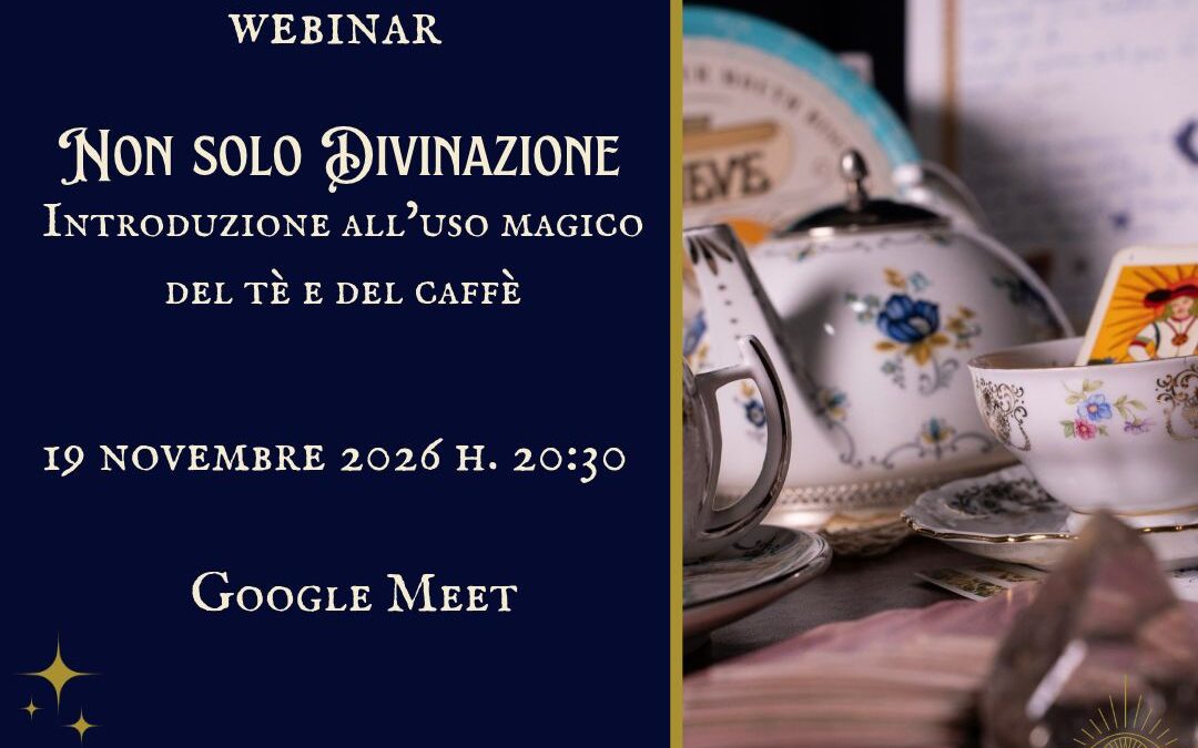 Magia tè e caffè webinar